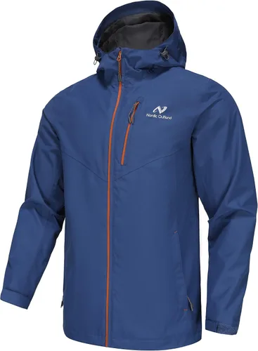 Miniatura 9 de Chaqueta impermeable ligera con capucha para hombre, transpirable, para senderismo de montaña al aire libre