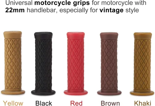 Miniatura 7 de Puños de manillar de motocicleta para manillares de 7/8" 22 mm/24 mm Tpu antideslizantes universales