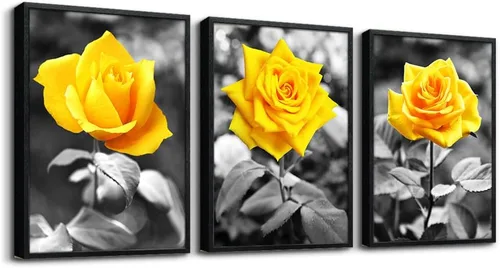 Miniatura 18 de TTHYUEWS Lienzo decorativo de pared para bar, cocina, sala de estar, oficina, baño, decoración del hogar, tablero en blanco y negro, paisaje de Piña