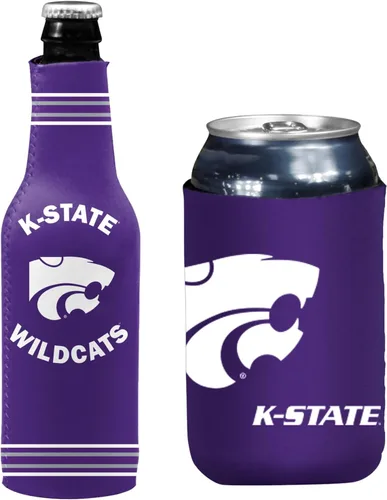Miniatura 66 de College Team Color Logo Can & Bottle Holder Insulator Beverage Cooler Set