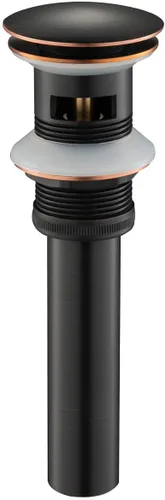 Miniatura 12 de KIBI Desagüe desplegable para fregadero de baño con desbordamiento (cubierta completa) Tapón de drenaje de tocador Drenaje duradero a prueba