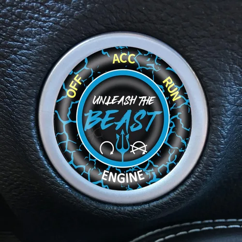 Miniatura 6 de Cubierta de botón de arranque para Dodge Challenger Charger Durango Accesorios 2015-2025 - Kit de interruptor de encendido del motor, accesorio