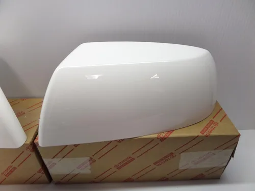 Miniatura 4 de Toyota Tundra 2007-2021 Super White Mirror Covers Kit Genuine OE OEM