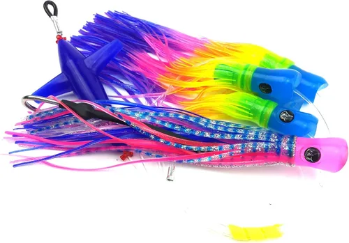 Miniatura 3 de LOBO LURES #215 Skipjack híbrido Skipjack híbrido UV Splash atún Mahi Marlin Trolling Señuelo Daisy Chain