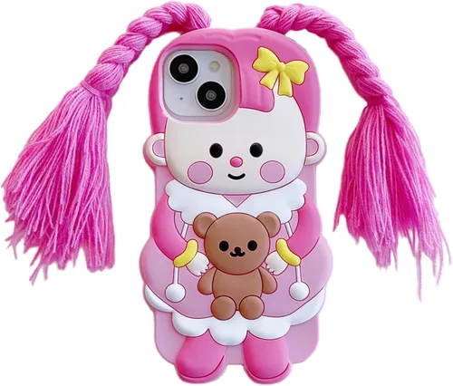 Miniatura 11 de Funda 3D de hombre aguacate para iPhone 13/iPhone 14 de 6.1 pulgadas, diseño de dibujos animados de lindo personaje Kawaii divertido