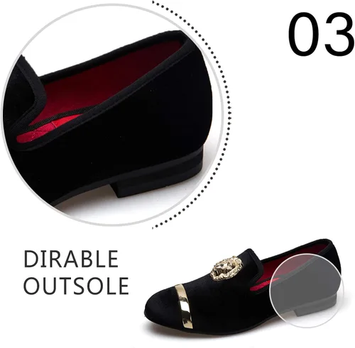 Miniatura 4 de JITAI Penny Mocasines de piel con forro para hombre