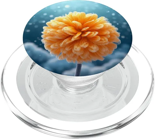 Miniatura 8 de Marigold Blossom Frozen PopSockets Adhesive PopGrip