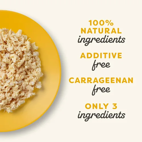Miniatura 3 de Applaws Alimento húmedo natural para gatos, 24 unidades, alimento húmedo enlatado de ingredientes limitados, pechuga de pollo en caldo, latas