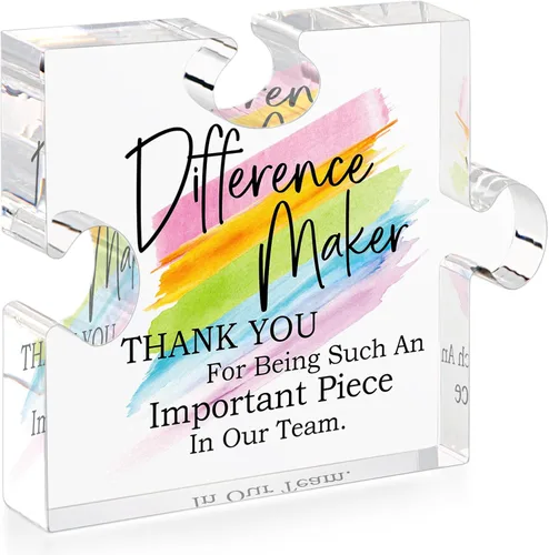LukieJac Creador de Diferencias Regalo para Mujeres Hombres Regalos de Agradecimiento para Mentor Gerente - Regalos de Apreciación para Jefe