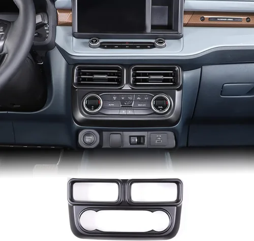 Miniatura 13 de Aunginsy Cubierta de salida de aire para consola central, compatible con Ford Maverick 2022-2024, control central de automóvil, panel de interruptor