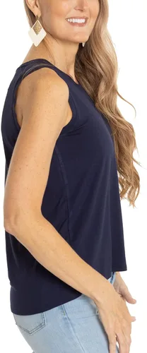 Miniatura 2 de Flying Colors Apparel NCAA - Camiseta sin mangas de cuello alto para mujer