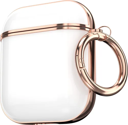 Miniatura 11 de Maxjoy Funda para AirPods, bonita funda protectora rígida para AirPod 2 Gen para mujeres y hombres con llavero para AirPods de 2ª generación de 1ª