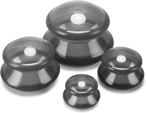 Miniatura 8 de Juego de terapia de ventosas de silicona, juego profesional de ventosas para estudio y hogar, tazas de masaje chinas, para reducción de celulitis