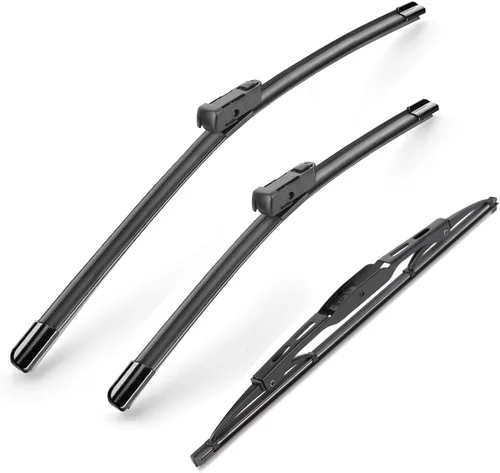 Miniatura 12 de Limpiaparabrisas Premium de 21" + 19" para Parabrisas, Todas las Estaciones, Duraderas, Estables y Silenciosas, Láminas Limpiaparabrisas