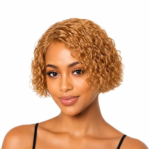 Miniatura 19 de Pelucas de cabello humano rizado profundo, parte lateral, encaje frontal precortado, encaje frontal para usar y llevar, peluca sin pegamento