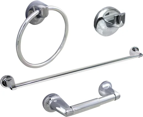 Formosa Design Hardware - Juego de accesorios de baño (cromo pulido)