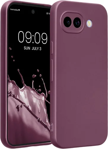 Miniatura 246 de kwmobile Funda compatible con Google Pixel 9 Pro - Funda protectora delgada de TPU para teléfono - Acabado mate suave - Negro mate