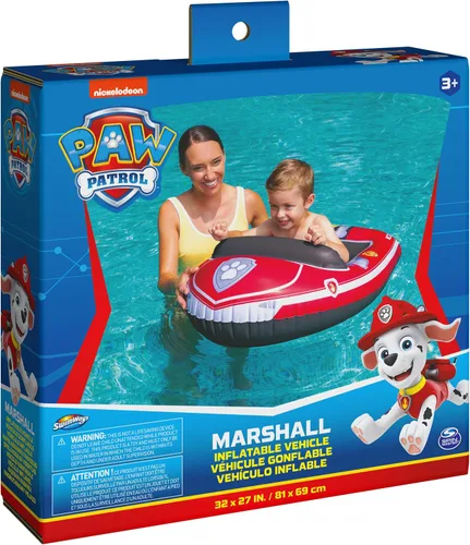 Miniatura 9 de Swimways Nickelodeon Paw Patrol Marshall - Vehículo acuático inflable para niños a partir de 3 años