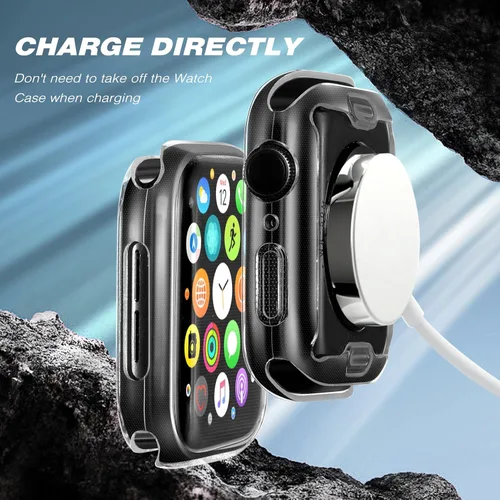 Miniatura 4 de ORIbox Funda ultradelgada compatible con Apple Watch Series 6, Apple Watch Series 5, Apple Watch Series 4, Apple Watch SE, TPU HD F3000001