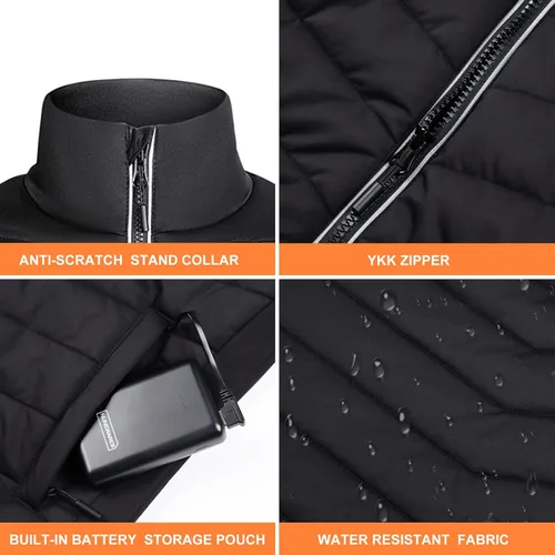 Miniatura 5 de NUNEWARES Heated VestUSB Charging Lightweight Heated JacketHeating Clothing for Men WomenOutdoor