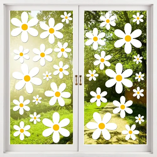 Miniatura 10 de AOWDIAO Calcomanías reutilizables de doble cara para ventana, duendes, tréboles, gnomos, monedas, decoración irlandesa festiva para ventanas