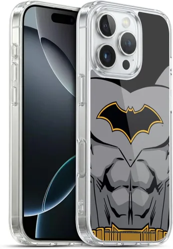 Miniatura 374 de Head Case Designs Funda de gel con licencia oficial de Batman DC Comics Bat Signal Logos [protección de grado militar] compatible con Apple iPhone 7