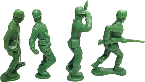 Miniatura 4 de Zugar Land Juego de figuras de acción de soldado de hombres del ejército de Estados Unidos grandes altamente detalladas. (4 pulgadas) de plástico.