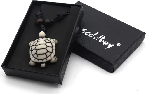 Miniatura 7 de Collar con colgante de tortuga marina hawaiana para mujeres y hombres, collar de surfista con cordón ajustable, Resina Resina Cuerda, no conocido
