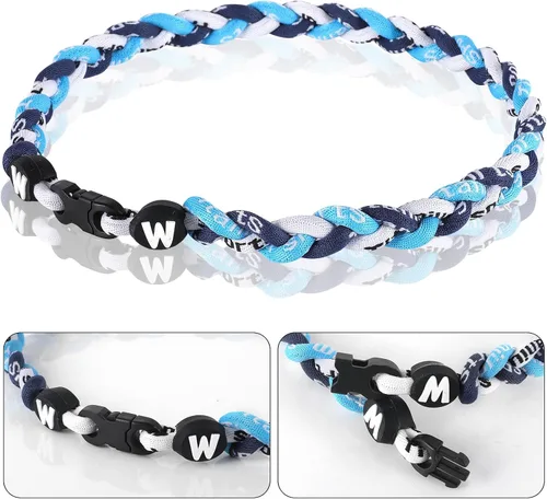 Miniatura 3 de Collar de béisbol prémium de 18 pulgadas con cuerda trenzada de nailon con diseño Tornado