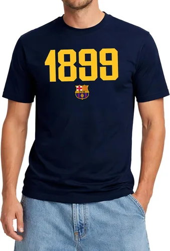 Miniatura 14 de Icon Sports Officially Licensed FC Barcelona Cotton T-Shirt - Unisex Adult azul