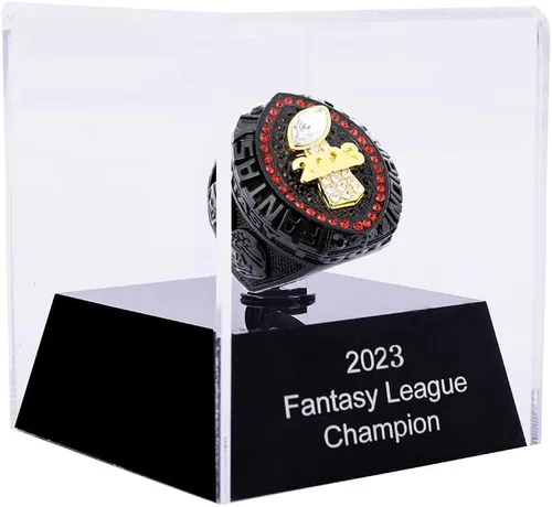Miniatura 4 de Anillo de campeonato de fútbol de fantasía 2023 Premio Trofeo Premio Deporte MVP Ganador Campeón Anillo