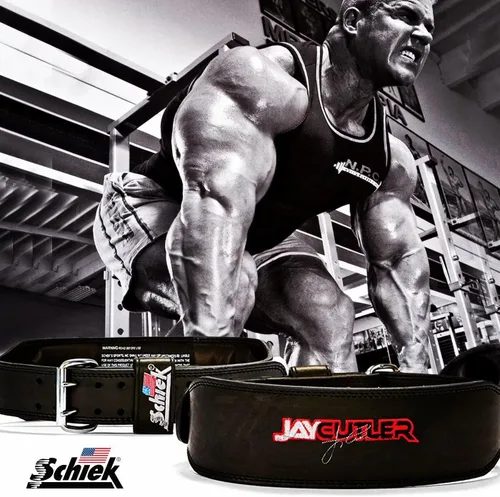Miniatura 2 de Schiek Jay Cutler Signature - Cinturón de cuero para levantamiento de pesas