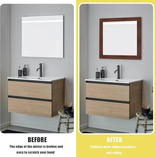 Miniatura 5 de Teemall Adhesivo autoadhesivo de PVC impermeable con grano de madera de 32.8 ft, decoración de pared, azulejos de cocina, baño, papel tapiz adhesivo