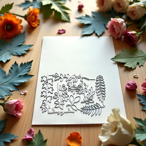 Miniatura 6 de Plantilla de metal para plantas de hojas, hierba, troqueles de corte en relieve, álbum de recortes, álbum de fotos, manualidades, troqueles