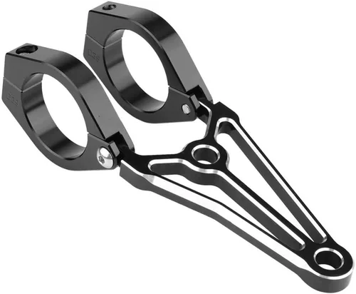 Miniatura 5 de KIMISS 1 par de aluminio motocicleta motocicleta faro soporte tenedor cabeza lámpara titular para Cafe Racer (1.614 in)