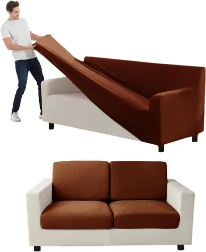 Miniatura 176 de Funda para Sofá de Terciopelo, Fundas Elásticas para Sofá para Funda Principal Separada/Respaldos y Cojines de Asiento, Funda para Sofá, para Fundas