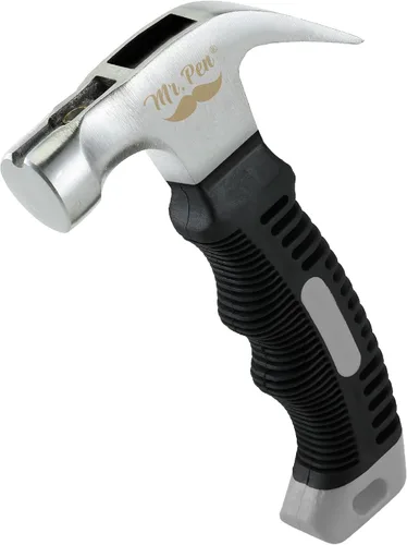 Miniatura 12 de Mr. Pen - Martillo de camping de 8 onzas color marrón - Martillo de uñas, pequeño y ancho, con punta de clavo, magnético, pequeño martillo de uñas