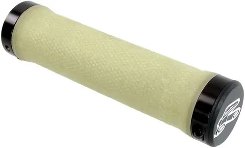 Miniatura 5 de Renthal Grip Tech Lock On - Puños para manillar de bicicleta, color gris, compuesto mediano