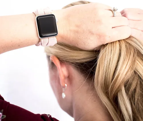 Miniatura 5 de Banda de yoga rosa rubor para Apple Watch Series 1-8, 1.496 in 1.575 in 1.614 in 1.654 in 1.732 in 1.772 in