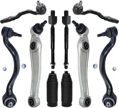 Miniatura 33 de Detroit Axle - Kit de suspensión frontal de 10 piezas para Jeep 2002-2004 Liberty, 2 brazos de control superiores con rótula 2 rótulas inferiores, 4