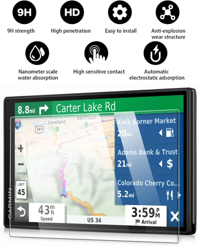 Miniatura 2 de YEE PIN Drivesmart 55 Protector Navigator DriveSmart 55 - Protector de pantalla táctil para DriveSmart 55