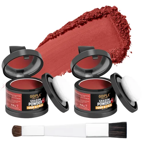 Miniatura 12 de Polvo de cobertura de raíces en polvo para mujeres, tinte de cabello para retoque de raíces para puntos calvos, cejas, línea de barba, fibras