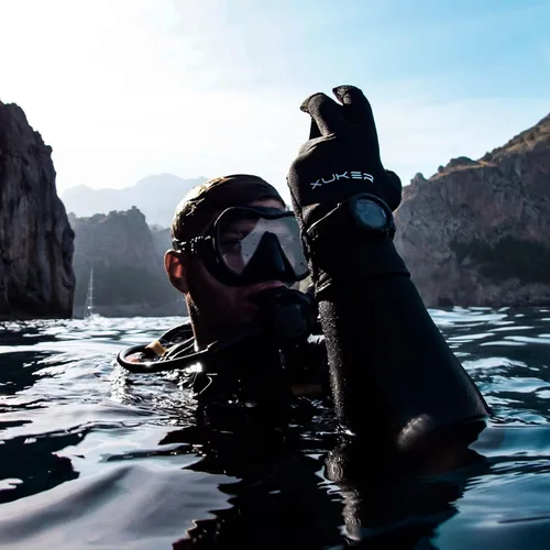 Miniatura 3 de XUKER Guantes de agua, de neopreno de 0.118 pulgadas y 0.197 pulgadas, guantes de invierno para buceo, esnórquel, surf