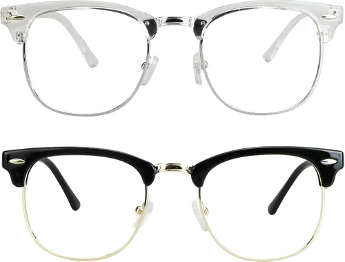 Miniatura 10 de LifeArt 2 pares de anteojos de bloqueo de luz azul, antifatiga ocular, anteojos de lectura para computadora, anteojos de juegos, gafas