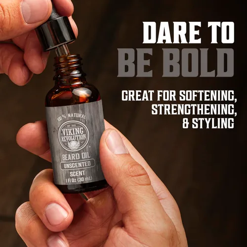 Miniatura 3 de Viking Revolution - Kit definitivo para barba - Kit de aseo para barba con cepillo para barba, peine para barba, bálsamo para barba, aceite