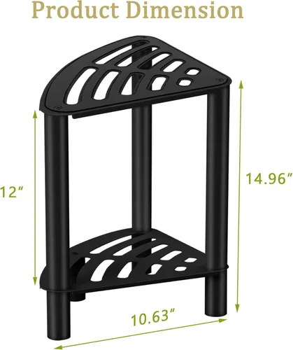 Miniatura 3 de VOTZAAQ Taburete de ducha de acero inoxidable, taburete de ducha para ducha interior, banco de ducha de esquina para afeitarse las piernas