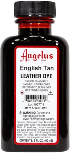 Miniatura 10 de Angelus Tinte para cuero, 3 onzas, bronceado militar