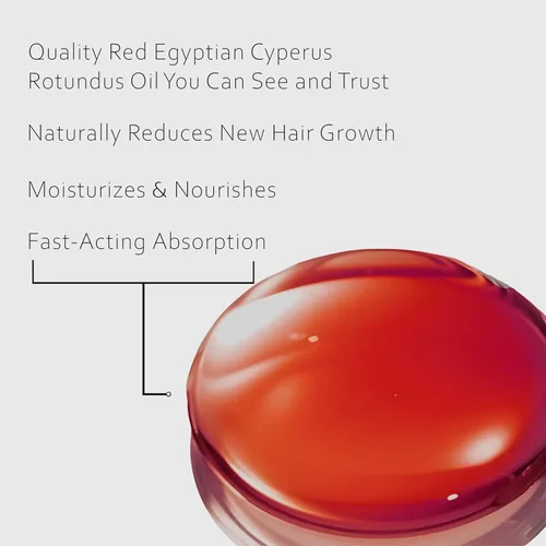 Miniatura 5 de Red Egyptian Cyperus Rotundus Suero depilatorio Aceite concentrado de Saad rojo puro Inhibidor del crecimiento del cabello Cuidado poscera