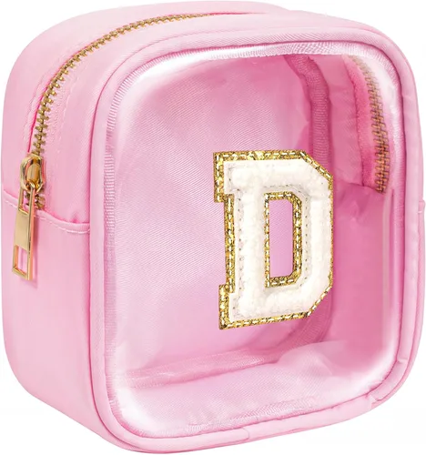 Miniatura 36 de KOTORA Bolsa de Maquillaje Inicial, Bolsa de Viaje de Artículos de Aseo, Bolsa de Maquillaje Transparente, Bolsas de Cosméticos Organizadoras