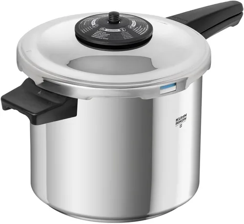 Kuhn Rikon Duromatic Classic NEO - Olla a presión de mango largo de 7 L, hecha en Suiza, ultrarrápida y eficiente energéticamente, base súper